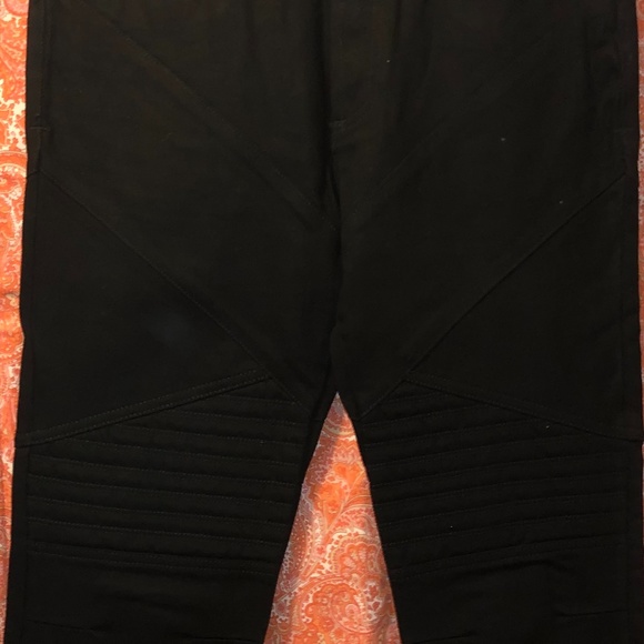 Givenchy Black Moto Jeans (new!) - Picture 7 of 8
